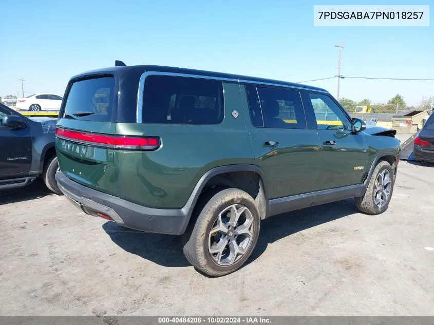 7PDSGABA7PN018257 2023 Rivian R1S Adventure