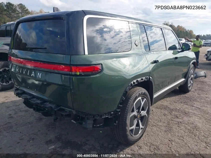 2023 Rivian R1S Adventure VIN: 7PDSGABA8PN023662 Lot: 40803554