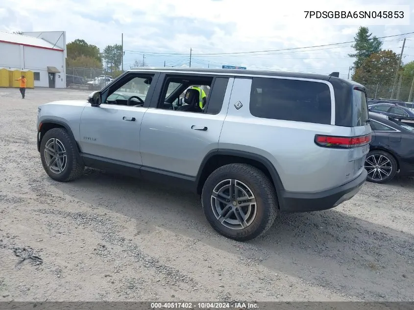 2025 Rivian R1S Adventure VIN: 7PDSGBBA6SN045853 Lot: 40517402