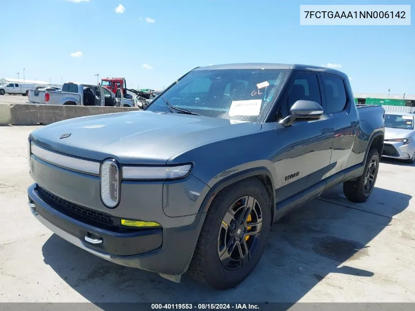 7FCTGAAA1NN006142 2022 Rivian R1T Adventure