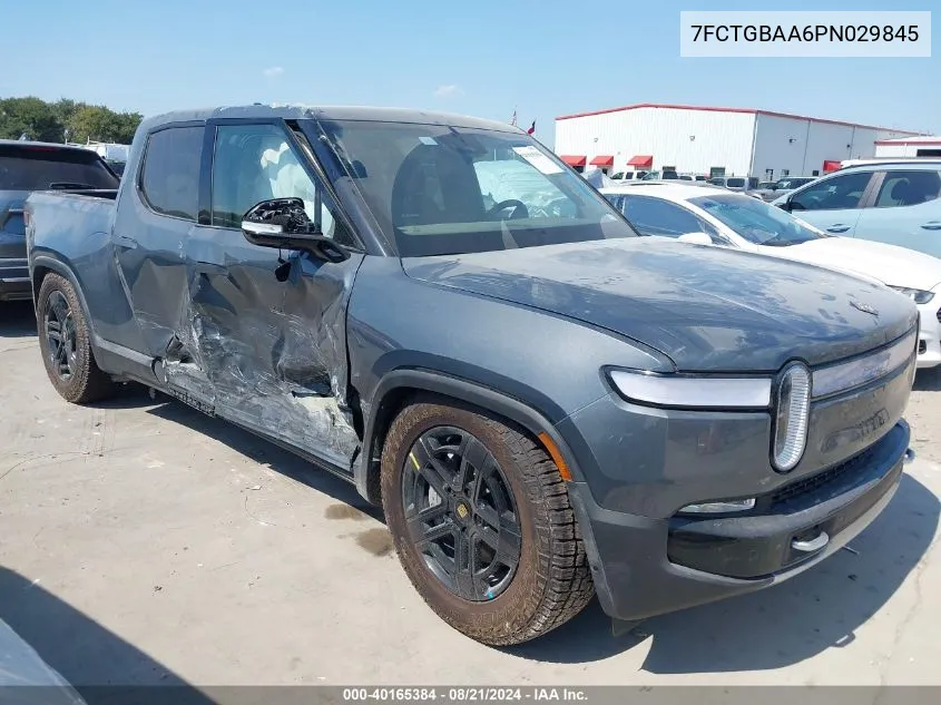 2023 Rivian R1T Adventure VIN: 7FCTGBAA6PN029845 Lot: 40165384