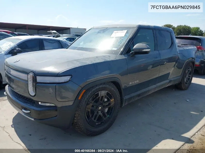 2023 Rivian R1T Adventure VIN: 7FCTGBAA6PN029845 Lot: 40165384