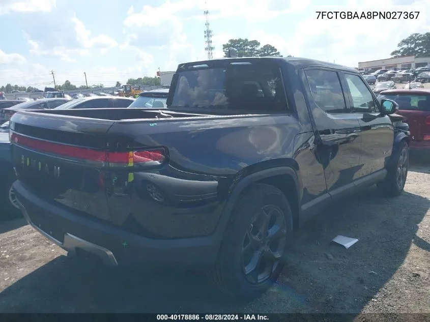 2023 Rivian R1T Adventure/Adventure Dual Motor Large Pack/Adventure Dual Motor Max Pack VIN: 7FCTGBAA8PN027367 Lot: 40178886