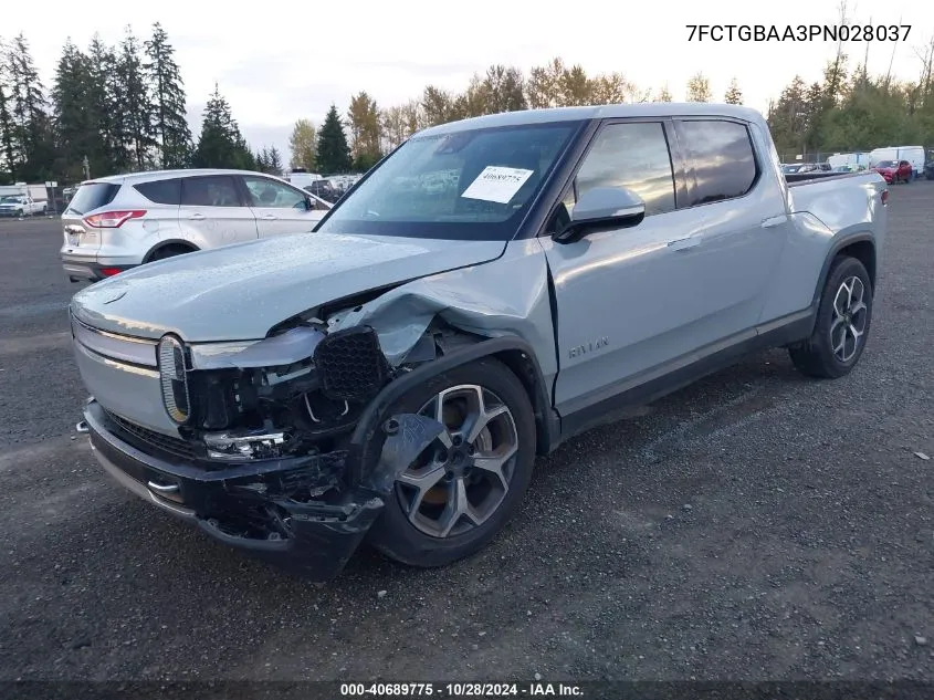 2023 Rivian R1T Adventure VIN: 7FCTGBAA3PN028037 Lot: 40689775