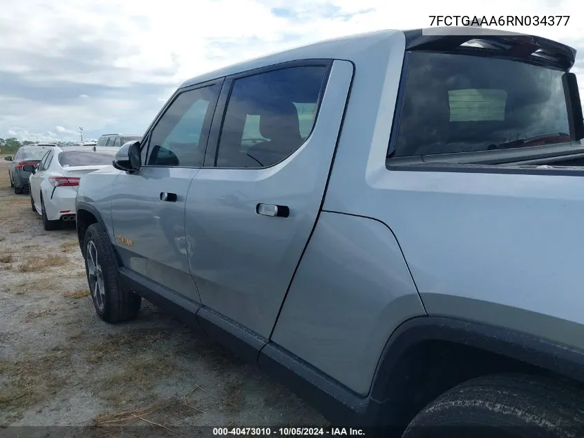 2024 Rivian R1T Adventure VIN: 7FCTGAAA6RN034377 Lot: 40473010