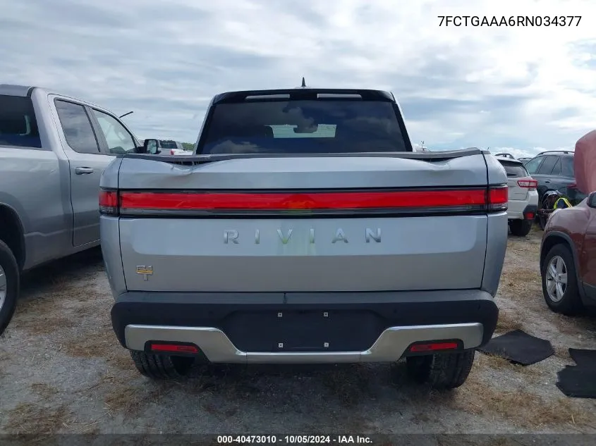 2024 Rivian R1T Adventure VIN: 7FCTGAAA6RN034377 Lot: 40473010