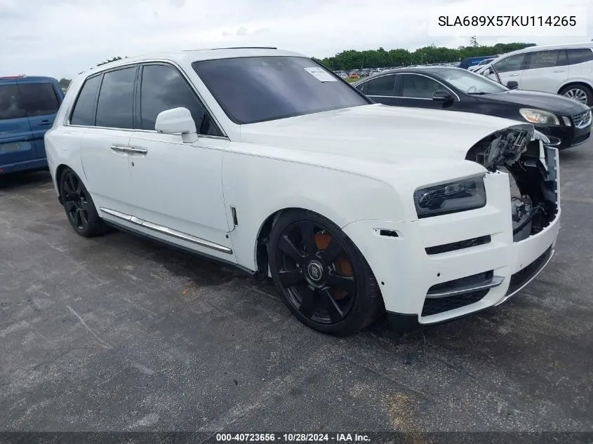 2019 Rolls-Royce Cullinan VIN: SLA689X57KU114265 Lot: 40723656