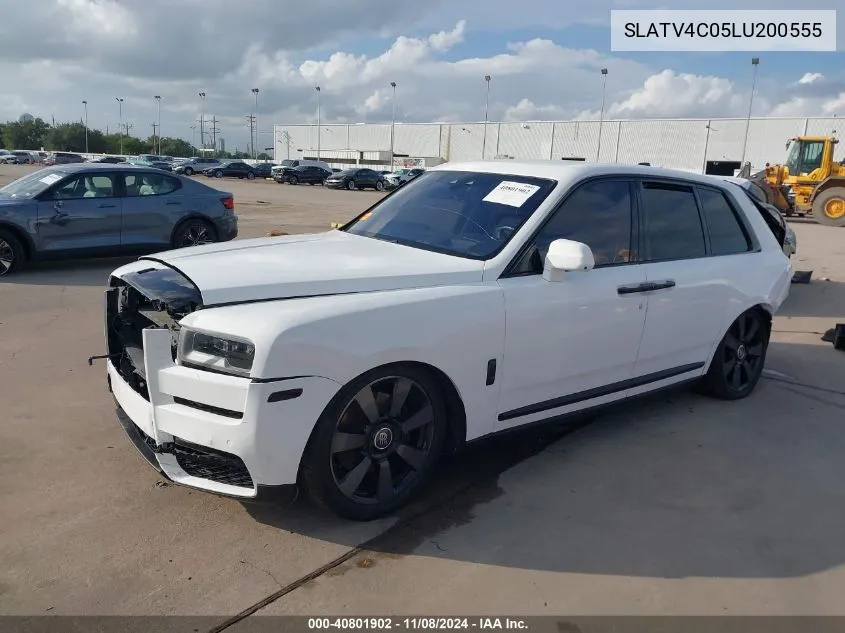 2020 Rolls-Royce Cullinan VIN: SLATV4C05LU200555 Lot: 40801902