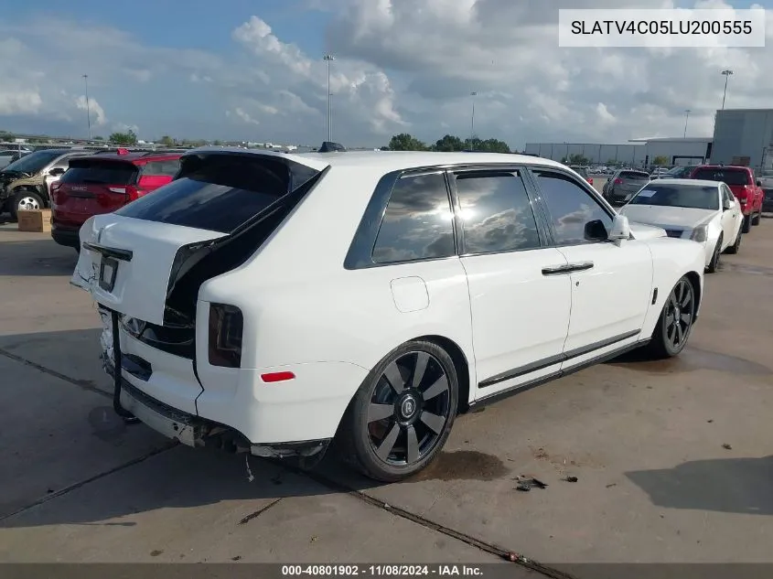 2020 Rolls-Royce Cullinan VIN: SLATV4C05LU200555 Lot: 40801902