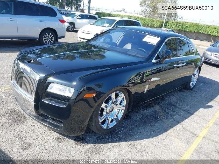 2011 Rolls-Royce Ghost VIN: SCA664S59BUX50010 Lot: 40374731