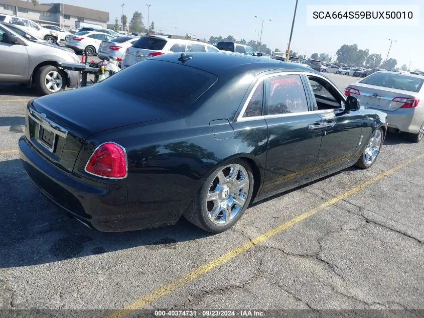 2011 Rolls-Royce Ghost VIN: SCA664S59BUX50010 Lot: 40374731