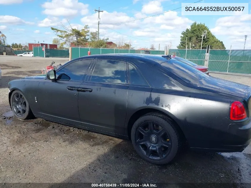 2011 Rolls-Royce Ghost VIN: SCA664S52BUX50057 Lot: 40758439