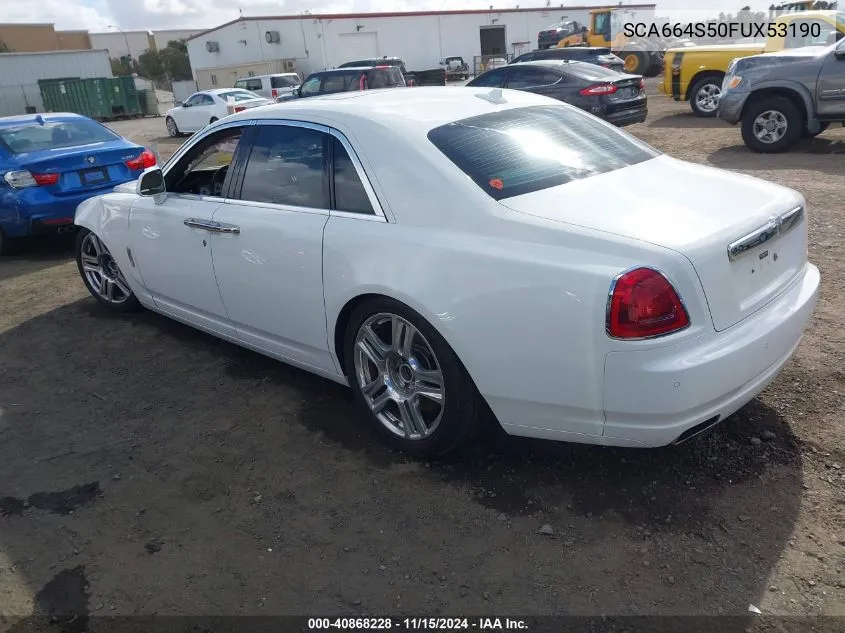 2015 Rolls-Royce Ghost VIN: SCA664S50FUX53190 Lot: 40868228