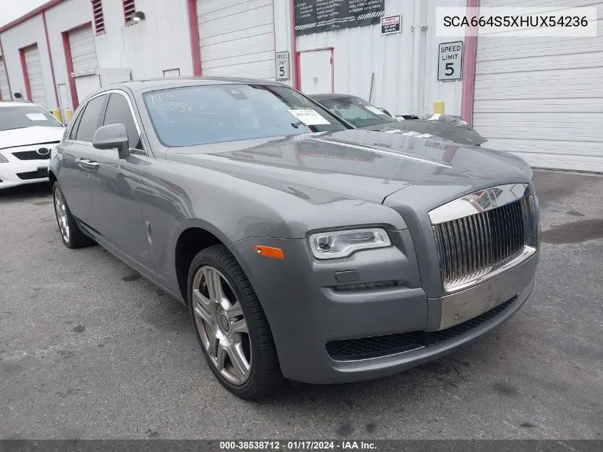 2017 Rolls-Royce Ghost VIN: SCA664S5XHUX54236 Lot: 38538712