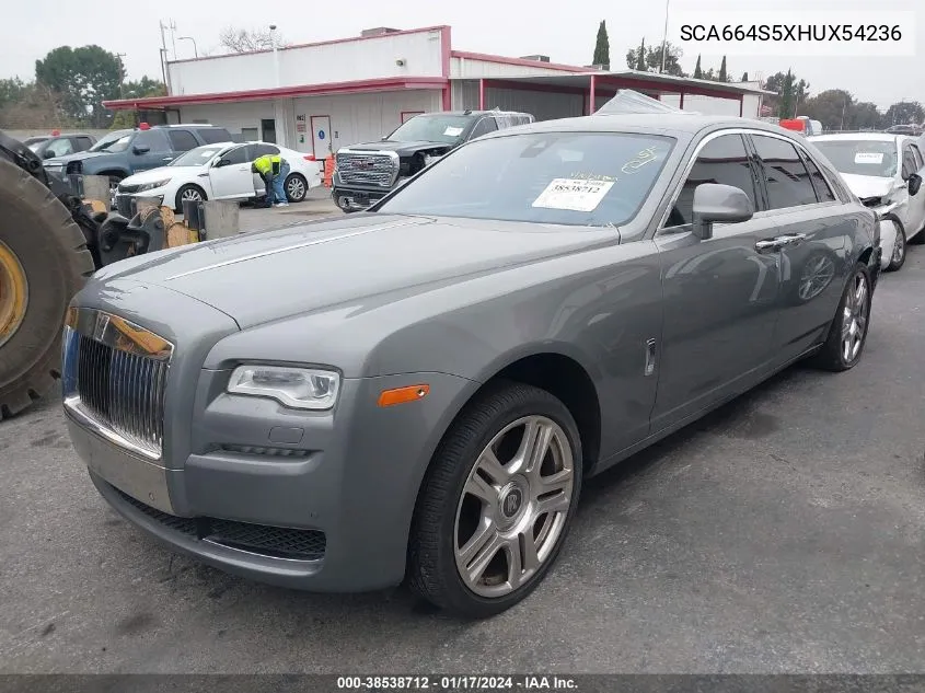 2017 Rolls-Royce Ghost VIN: SCA664S5XHUX54236 Lot: 38538712