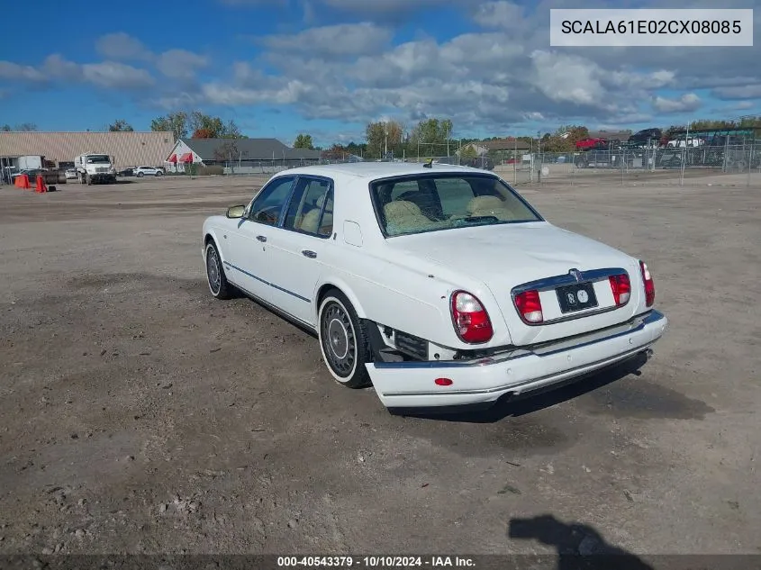 2002 Rolls-Royce Silver Seraph VIN: SCALA61E02CX08085 Lot: 40543379