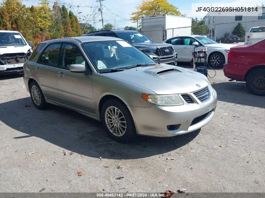 2005 Saab 9-2X Aero VIN: JF4GG22695H051814 Lot: 40453142