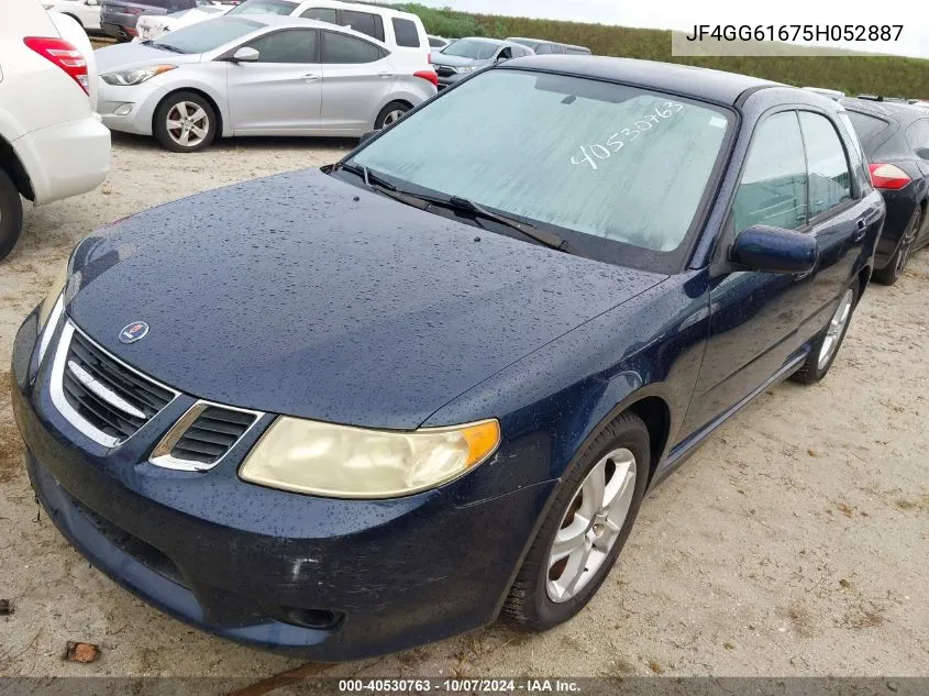 2005 Saab 9-2X Linear VIN: JF4GG61675H052887 Lot: 40530763