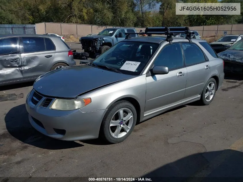 2005 Saab 9-2X Linear VIN: JF4GG61605H052956 Lot: 40576751