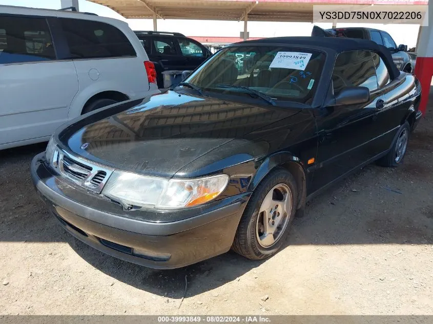 YS3DD75N0X7022206 1999 Saab 9-3