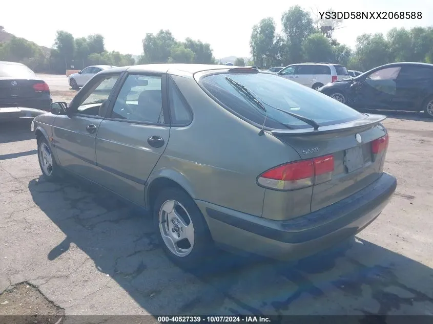 YS3DD58NXX2068588 1999 Saab 9-3 S