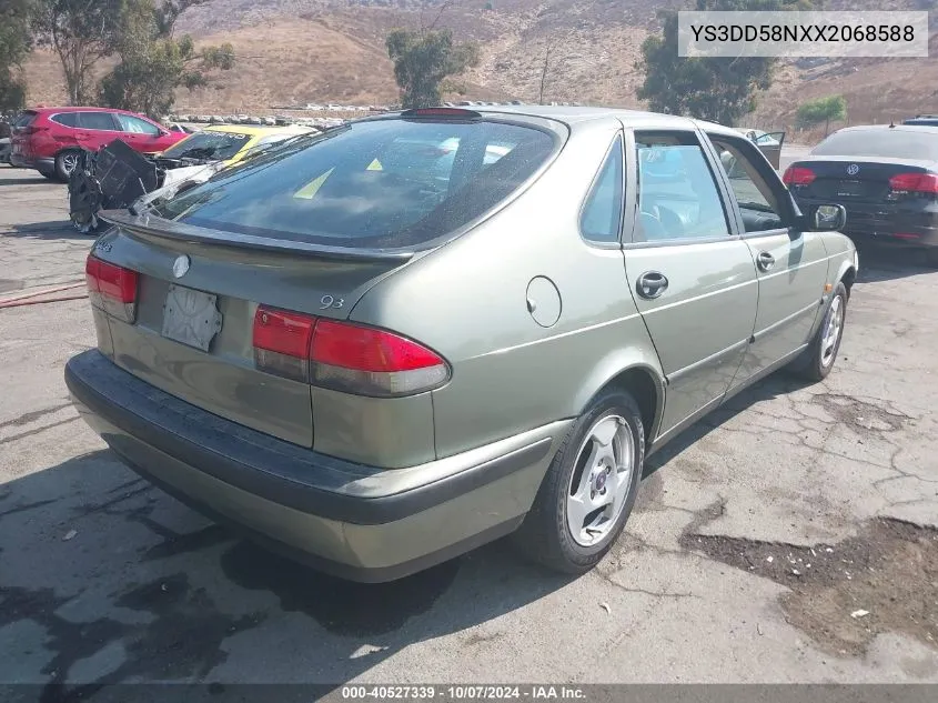 YS3DD58NXX2068588 1999 Saab 9-3 S