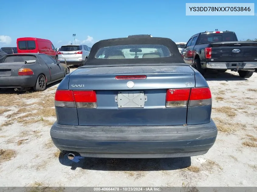 1999 Saab 9-3 VIN: YS3DD78NXX7053846 Lot: 40664478