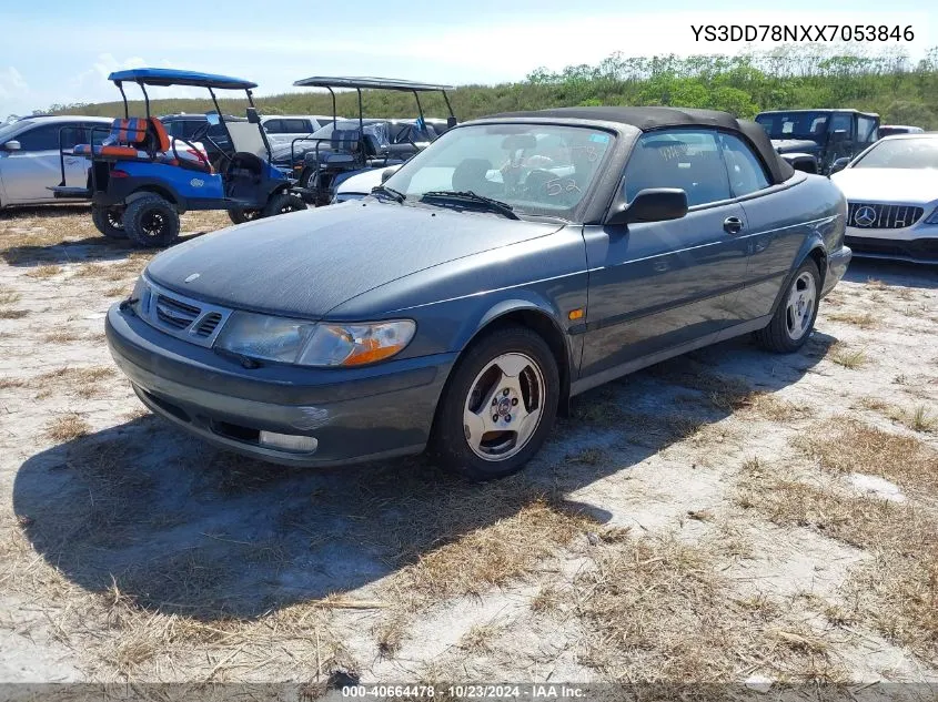 1999 Saab 9-3 VIN: YS3DD78NXX7053846 Lot: 40664478