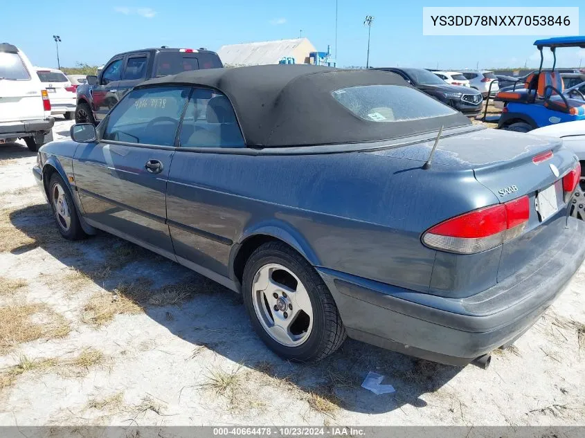 1999 Saab 9-3 VIN: YS3DD78NXX7053846 Lot: 40664478