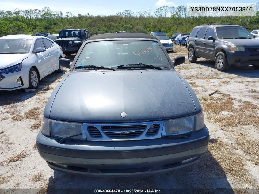 1999 Saab 9-3 VIN: YS3DD78NXX7053846 Lot: 40664478