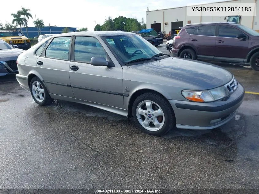 2001 Saab 9-3 Se VIN: YS3DF55K112054185 Lot: 40211183