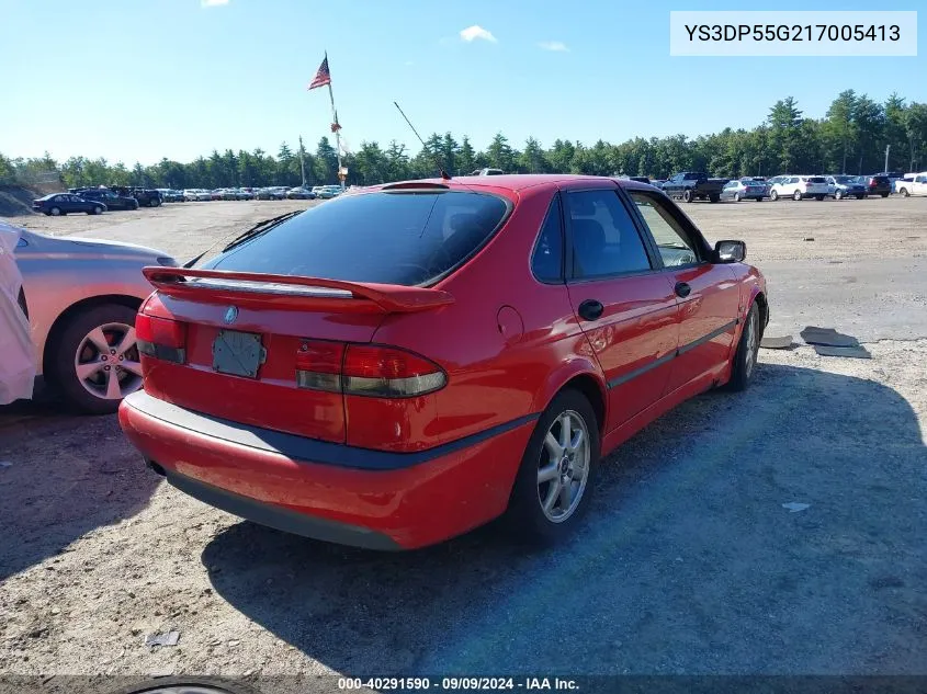 2001 Saab 9-3 Viggen VIN: YS3DP55G217005413 Lot: 40291590