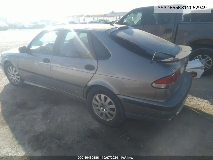 YS3DF55K812052949 2001 Saab 9-3 Se