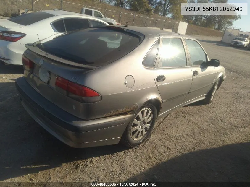 YS3DF55K812052949 2001 Saab 9-3 Se