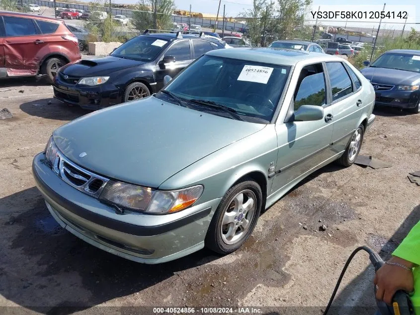 YS3DF58K012054142 2001 Saab 9-3 Se