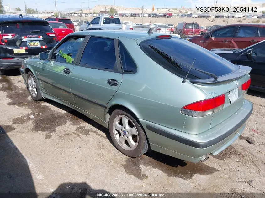 YS3DF58K012054142 2001 Saab 9-3 Se