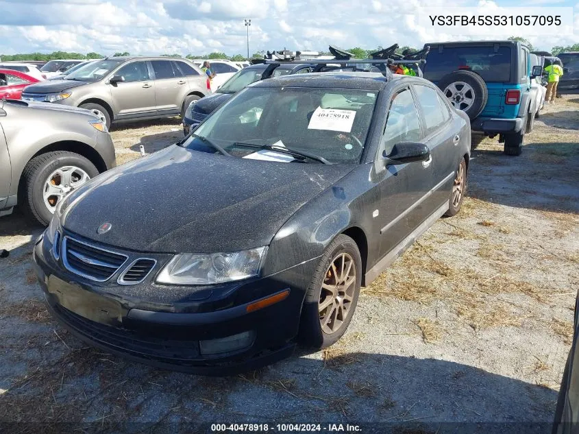 2003 Saab 9-3 Linear VIN: YS3FB45S531057095 Lot: 40478918