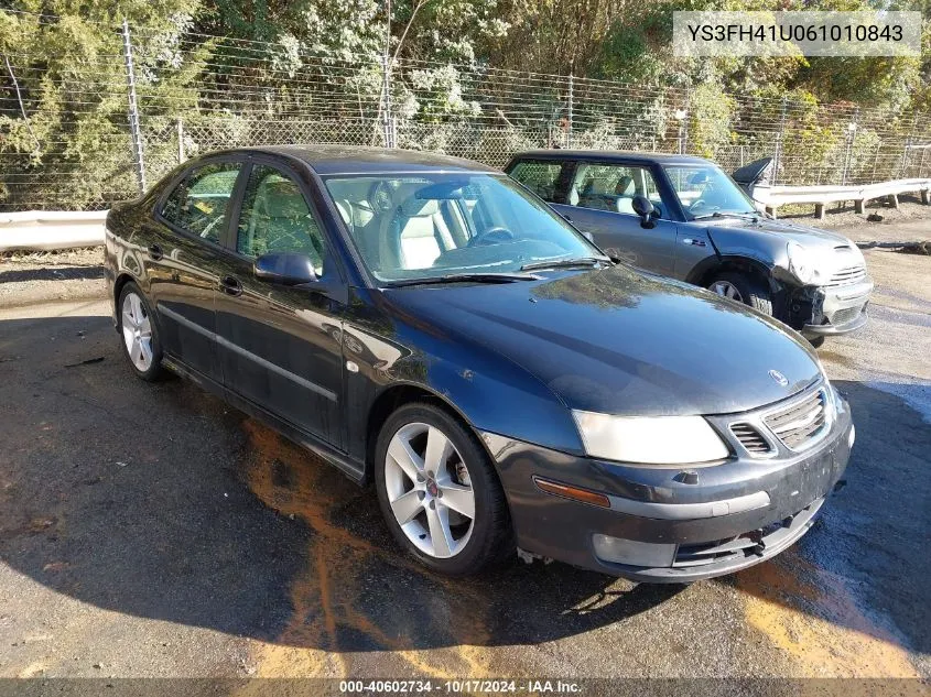 2006 Saab 9-3 Aero VIN: YS3FH41U061010843 Lot: 40602734