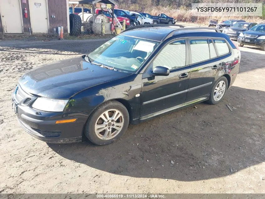 2007 Saab 9-3 2.0T VIN: YS3FD56Y971101267 Lot: 40866519