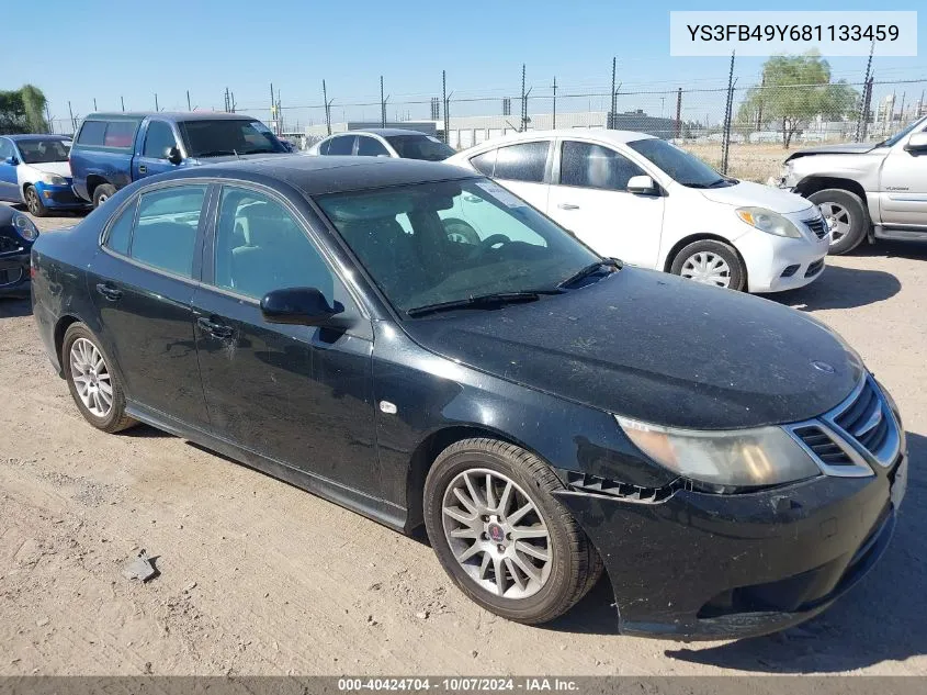 2008 Saab 9-3 2.0T VIN: YS3FB49Y681133459 Lot: 40424704