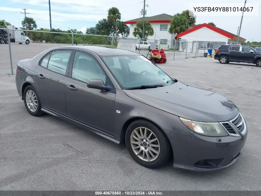 YS3FB49Y881014067 2008 Saab 9-3 2.0T