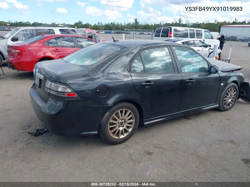 YS3FB49YX91019983 2009 Saab 9-3 2.0T