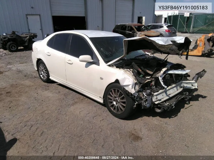 2009 Saab 9-3 2.0T VIN: YS3FB46Y191005183 Lot: 40208645