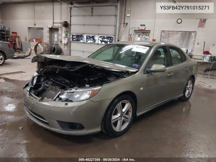 2009 Saab 9-3 2.0T VIN: YS3FB42Y791015271 Lot: 40227305