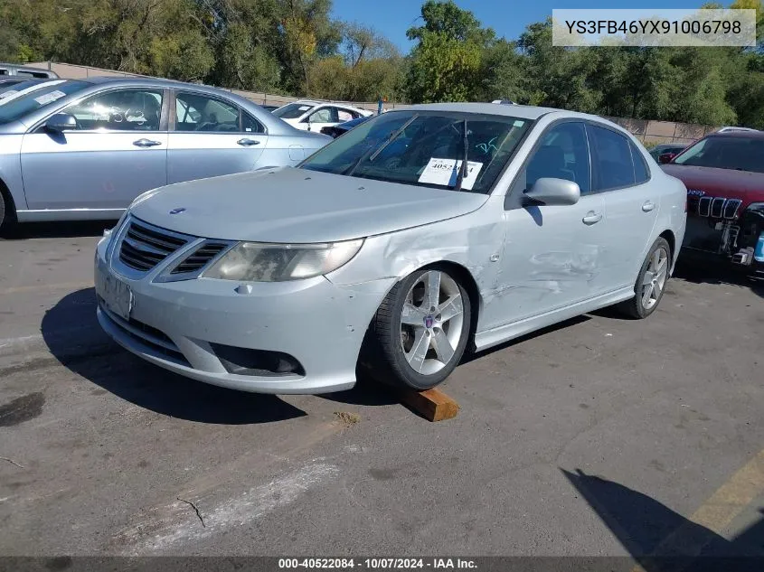 2009 Saab 9-3 2.0T VIN: YS3FB46YX91006798 Lot: 40522084