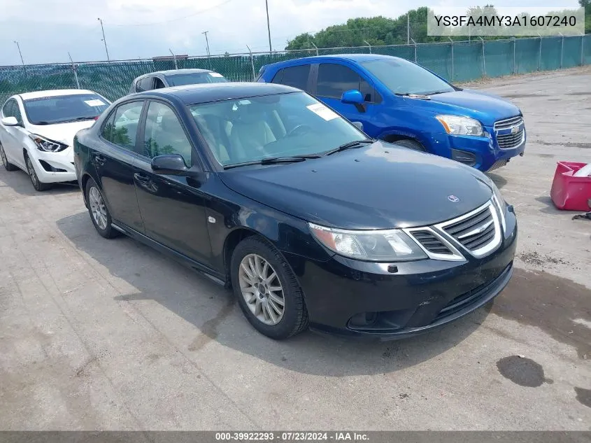 2010 Saab 9-3 VIN: YS3FA4MY3A1607240 Lot: 39922293