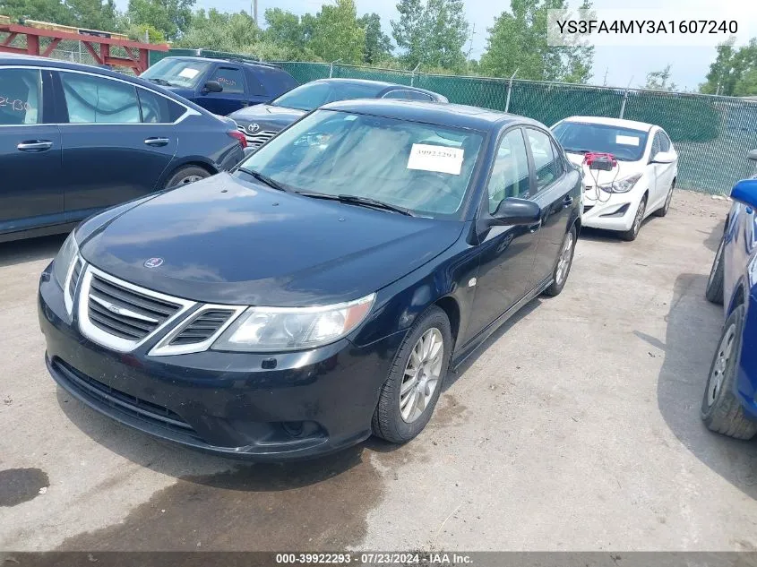 2010 Saab 9-3 VIN: YS3FA4MY3A1607240 Lot: 39922293