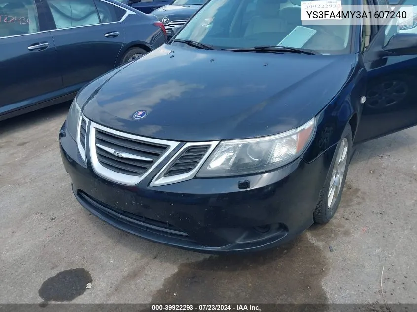 2010 Saab 9-3 VIN: YS3FA4MY3A1607240 Lot: 39922293