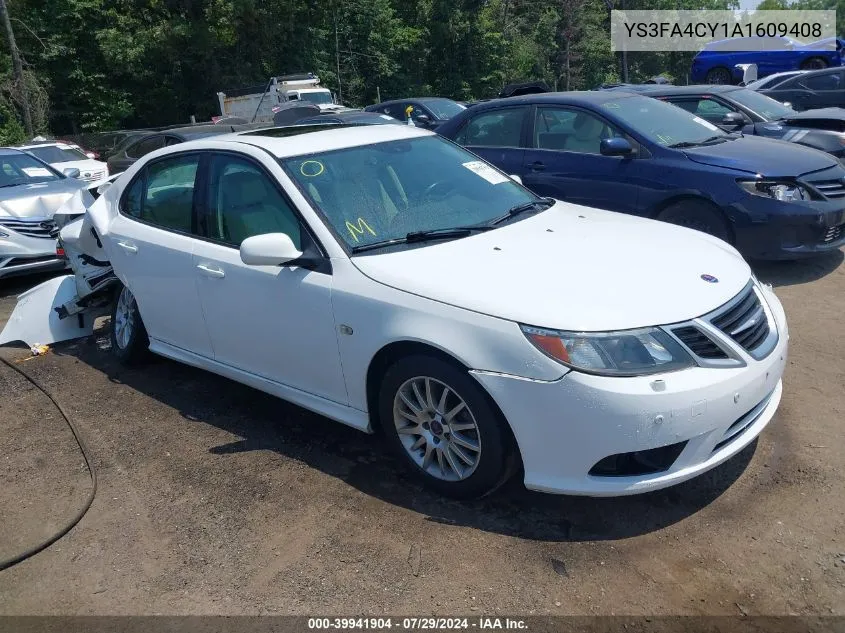 2010 Saab 9-3 VIN: YS3FA4CY1A1609408 Lot: 39941904