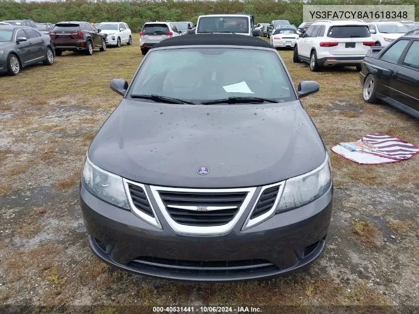 2010 Saab 9-3 2.0T VIN: YS3FA7CY8A1618348 Lot: 40531441